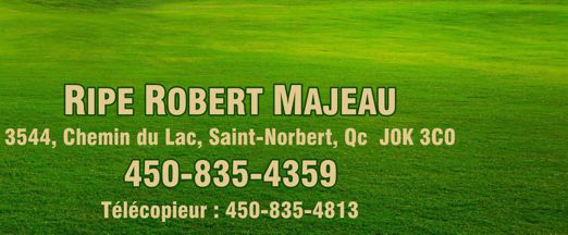 Ripe Robert Majeau Granules St-Norbert Michel Allaire Pub en t�te